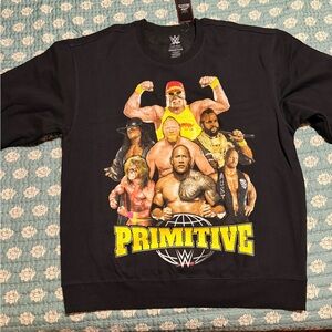 Primitive Black WWE Legends Crewneck